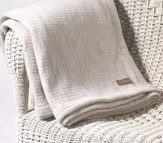 Thermacell Wool Blanket With Woven Edge for a King Single Bed
